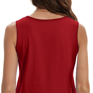 Tops courts sans manches pour femmes, style rétro vintage, esthétique estivale, look mignon, résistant à la décoloration, antibactérien, léger - Product Image 4