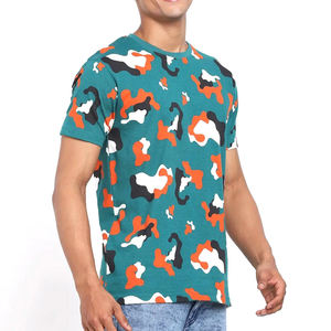 Vente directe usine – T-shirts décontractés d'été pour hommes, coupe ajustée tendance, manches courtes, en jersey de fibre de bambou, vierges, personnalisables, marque de mode - Product Image 1