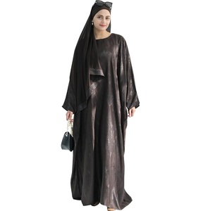 Abaya Kimono de Luxe pour Femme Musulmane, Style Dubaï, Broderie Fantaisie, Respirante, Idéale pour l'Aïd, Vente en Gros - Product Image 1