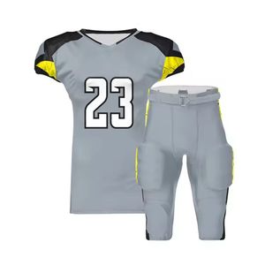 Vente en gros d'uniformes de football américain, maillots et pantalons sublimés, vêtements de sport personnalisés avec logo, vêtements d'équipe, fournisseur en gros OEM, usine - Product Image 3