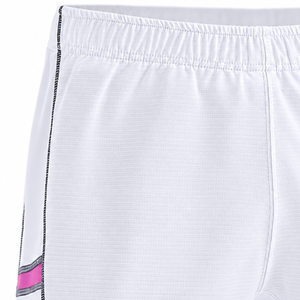 Men White Contrast Stitching Rugby Shorts Polyester <b>Athletic</b> Training Shorts Side <b>Tape</b> Sports Wear Team Match Uniform Apparel - Product Image 4