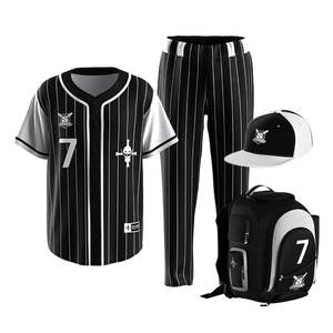 Conjunto de Uniforme de Béisbol Personalizado para Club, Transpirable, Tallas Grandes, Sublimado para Verano, con Nombre y Logotipo del Equipo - Product Image 2