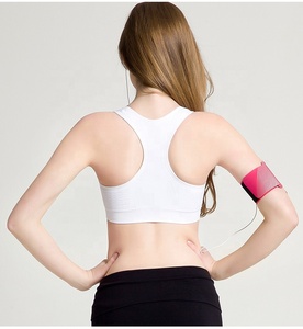 Women's High Support Sports Bra Removable Cups Breathable Wire-Free Design Crisscross Straps Spandex/Nylon Material for Yoga Gym - Product Image 2
