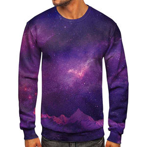 Sudadera de Forro Polar con Estampado Digital para Hombre, Diseño Moderno y a la Moda, 100% Algodón, Talla Grande, Ropa de Invierno de Secado Rápido - Product Image 1