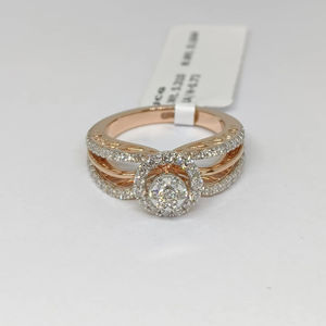 Bague élégante pour femmes en or rose 14 carats avec diamant de laboratoire certifié IGI, bijoux fins élégants pour mariage et fiançailles, cadeau, vente en gros OEM - Product Image 6