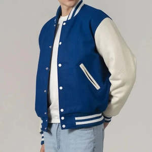 : OEM Winter Varsity <b>Jacket</b> Mens <b>Womens</b> Custom Embroidery Letterman <b>Bomber</b> <b>Jacket</b> Wholesale - Product Image 5