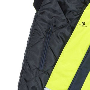 Chaqueta de Seguridad Reflectante Impermeable para Hombre, para Invierno, Construcción, Alta Visibilidad, Ropa de Trabajo, Resistente al Viento, 2026 - Product Image 5