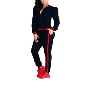 Ensemble de survêtement personnalisé pour femme, hiver/automne, léger, coupe-vent, pantalon de survêtement et sweat-shirt avec tissu respirant extensible dans quatre directions - Product Image 2