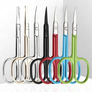 Ciseaux à cuticules noirs affûtés en acier inoxydable, lame droite, ergonomiques, outil de manucure et de soin des ongles, professionnel, pour salon, vente en gros - Product Image 6