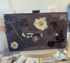 New Design Handmade Resin Cluthe Hand <b>Bag</b> Hand Pers Customized <b>Colour</b> and Design for Home Party Wedding - Product Image 2