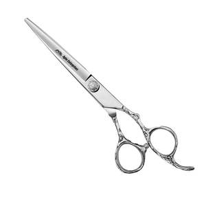 กรรไกรตัดผมสแตนเลสแบบมืออาชีพกรรไกรตัดผมบางพิเศษโลโก้ OEM คมปรับแต่งได้ใส่สบาย - Product Image 6