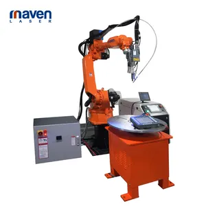 Robot hàn laser công nghiệp với dây nhôm tự động cho sản xuất phụ kiện xe hơi ứng dụng cắt laser cho các bộ phận