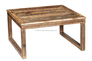 Handmade Industrial Solid Wood Rectangle Coffee <b>Table</b> Iron <b>for</b> Living Room Dining <b>Home</b> Use Tea <b>Table</b> Sofa Centre Features - Product Image 3