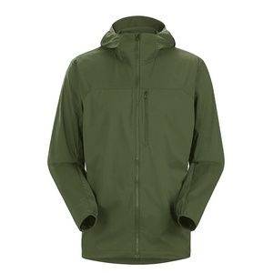 Winter Wholesale High Quality Unisex Hooded <b>Waterproof</b> Windproof 100% Polyester Custom Logo Fashion Windbreaker <b>Jacket</b> - Product Image 4