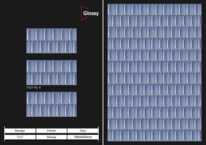 Azulejos de Pared de Cerámica con Acabado Brillante y Elegante de 12x24 Pulgadas para Aplicaciones en Paredes Interiores de Baños y Cocinas con Estilo - Product Image 4