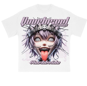Nouveau T-shirt tendance pour homme, coupe droite et ample, imprimé graphique par transfert thermique, délavé à l'acide, style streetwear estival - Product Image 4