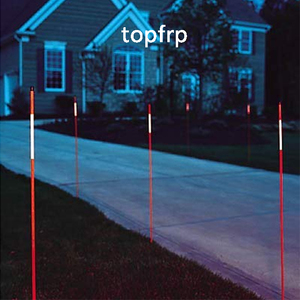 Road Signpost with Reflective <b>Strips</b>, Snow Signpost, Flagpole, Fiberglass <b>Pole</b> - Product Image 4