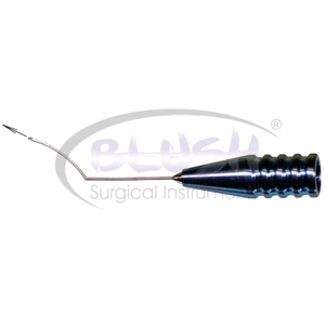 LASIK Irrigation Flattened Cannula Ophthalmic Corneal Surgery Fluid Management Instrument Stainless Steel By <b>Blush</b> Surgical - Product Image 1