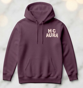 Top Quality Top Selling Sustainable Mat Pink Color Custom Chenille Embroidery Logo Patch Professional Premium Quality <b>Hoodies</b> - Product Image 3