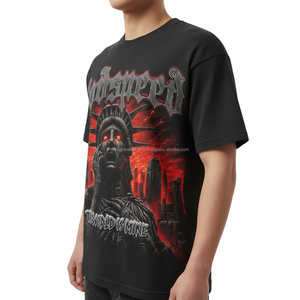 <b>Men's</b> Streetwear T-Shirt Oversized Custom OEM Wholesale - Product Image 3