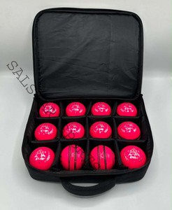 Pelota de Cricket de Primera Calidad Cosida a Mano, Grado A, Cuatro Piezas, Tamaño Adulto, 156 GM, Colores Malty, Logotipo Personalizado, Suministro de Fábrica - Product Image 6