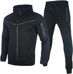 Wholesale Custom Tech Fleece Lightweight <b>Full</b> <b>Zip</b> <b>up</b> <b>Hoodie</b> Sweatshirt Active Bottoms Manufactured in Bulk - Product Image 1