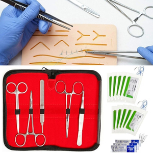 Kit complet d'entraînement à la suture sur mesure 2026 avec coussinet en silicone et instruments – Ensemble de formation médicale à prix de gros - Product Image 6