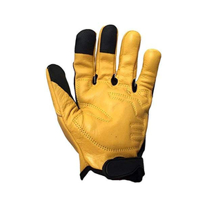Wholesale Price Customized New Latest Design Goat Skin Leather <b>Driver</b> <b>Gloves</b> Anti-Slip Anti-Impact Safety Work <b>Gloves</b> - Product Image 1