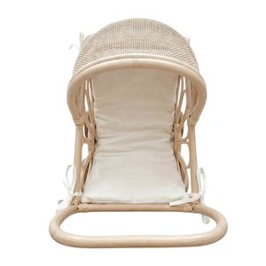 Poussette pour poupée la plus vendue pour enfant de 10 ans, poussette en rotin pour poupée Reborn, écologique, en osier, faite à la main, vente en gros - Product Image 1