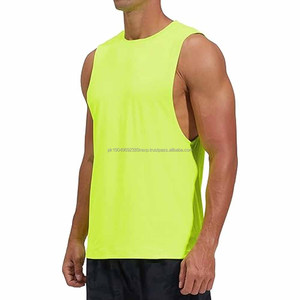 Camiseta sin Mangas para Hombre, Transpirable, de Marca Privada, al por Mayor, la Más Vendida, Ropa Deportiva para Gimnasio - Product Image 3