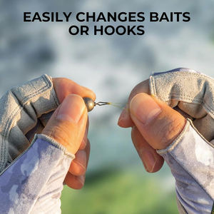 Guantes de Pesca Personalizados con Diseño Sublimado, Medios Dedos, Agarre Sintético Ecológico en la Palma - Product Image 5