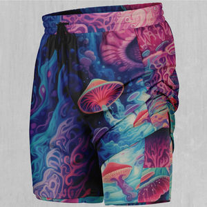 Shorts de baño sublimados al por mayor para hombre, shorts de verano de secado rápido, shorts de natación personalizados, shorts de poliéster ligeros para entrenamiento. - Product Image 6