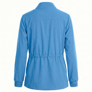 Veste d'infirmière multi-poches à prix de gros, designs élégants, personnalisation de marque, logo et couleur personnalisés, uniformes d'hôpital, blouses médicales - Product Image 3