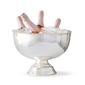 Gold Finished Metal <b>Ice</b> Bowl Round Shape Rust Resistant Beverage <b>Cooler</b> For Home Hotel Barware Use Wine Bowl On Sale - Product Image 6