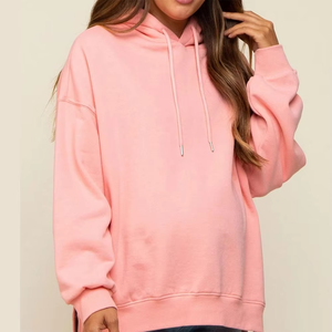 Sweat à capuche zippé pour homme, qualité supérieure, couleur unie, pour la maternité et l'allaitement, 100% coton, polaire surdimensionné, durable - Product Image 4