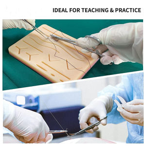 3Pcs Disposable Surgical <b>Suture</b> Practice Tools Needle Holder Set Stainless Steel Manual CE Certified Best Quality Low Price - Product Image 3