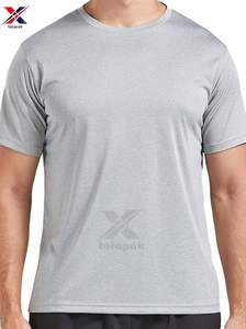 เสื้อยืดคอกลมพิมพ์ลายดิจิตอลคุณภาพส่งออกสำหรับผู้ชาย สีพื้น น้ำหนัก 240 กรัม เนื้อผ้านุ่มถักทอจากผ้าฝ้าย 100% ทรงหลวม - Product Image 2