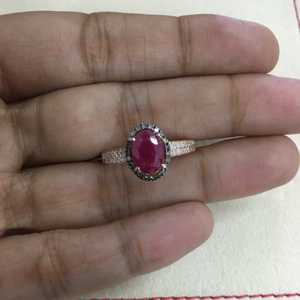 Anillos de Diamantes Reales de 0.31 Ct, Corte Redondo, Diamantes Naturales Blancos y Marrones, Anillo de Compromiso y Boda para Mujer, Plata de Ley 925 - Product Image 3