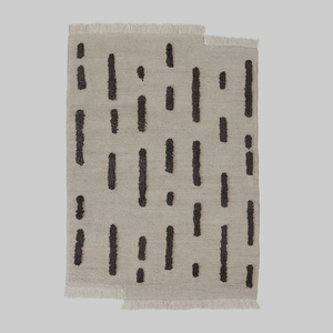 Tapis Kilim en laine tissé à la main, écologique, avec franges |   Dhurrie Bohème Couleur Unie |   Fournisseur en gros de tailles personnalisées - Product Image 5