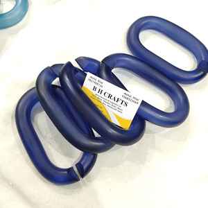 Eslabones de Cadena de Resina Transparentes de Gran Tamaño y Coloridos para Decoración de Paredes, Accesorios para Habitaciones, Todos los Colores Disponibles, Artesanías de Resina - Product Image 3