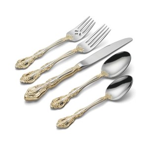 Long Lasting Made in India <b>Silver</b> Finishing Flatware <b>Sets</b> Stainless Steel <b>Silver</b> Fork Knife and Spoon with Handle for Meal - Product Image 6
