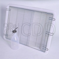 Vente en gros de laboratoire en plastique polypropylène rongeur rat souris maisons d'élevage baignoire cage conteneur avec bouteille d'eau potable