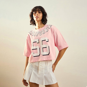 T-shirts courts pour femmes 2026, vente en gros, été, écologiques, anti-plis, séchage rapide, sexy, imprimé lettres, personnalisables avec LOGO, en tissu épais - Product Image 1