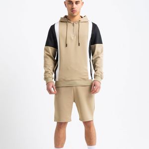Ensemble sweat à capuche et short pour homme, unisexe, style jogger, fitness, décontracté, nouvelle collection, logo personnalisé, coupe ample, respirant, vêtements de sport d'été - Product Image 4
