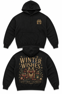 Custom Christmas Hoodie Winter Oversized Fleece Sweatshirt Unisex Holiday Pullover Cozy Streetwear Fashion Wholesale 100% Cotton - Product Image 3