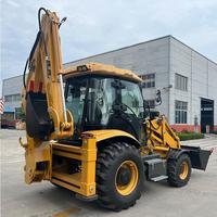 E3CXL Diesel-Baggerlader 7kW Motor 9500kg Radlader 1 Jahr Garantie China für Bauarbeiten