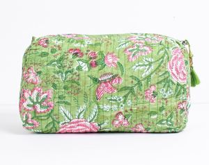 Trousse de Maquillage Portable Imperméable en PVC avec Fermeture Éclair, Grande Capacité, Motif Floral, pour Voyage, Organisateur de Maquillage, Ensemble de Sacs Décontractés - Product Image 3