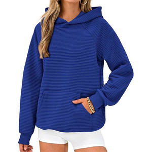 Sweat-shirt à capuche à manches longues pour femme, automne/hiver, avec poche, hauts en tricot élégants pour femme, nouveau sweat-shirt tendance - Product Image 4