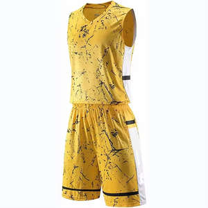 Nuevo Conjunto de Uniforme de Baloncesto Personalizado, Impresión por Transferencia de Calor, 100% Poliéster, Sin Mangas, Unisex, Tallas Grandes para Adultos, Verano, Marca Personalizada - Product Image 2