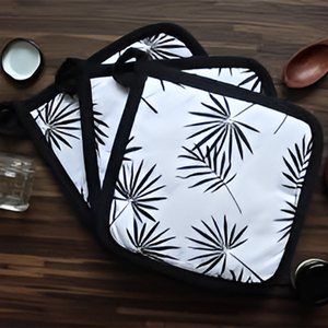 High Quality Cotton Pot Holder Heat Resistant Kitchen Mitt for Oven Microwave and Cookware Protection - Product Image 5